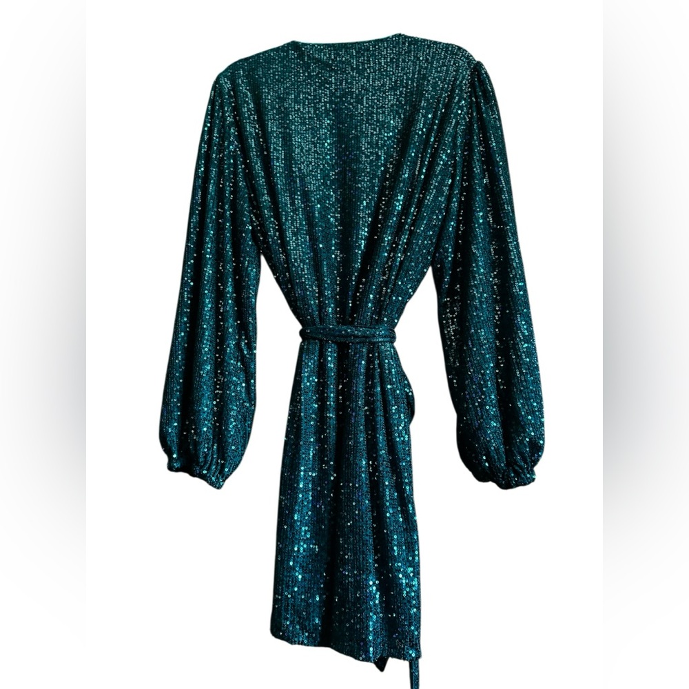 Lulus Green Sequin Dress  Size XL. Fully lined. - Picture 2 of 7